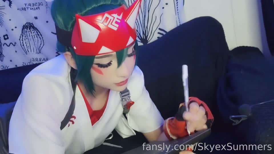 CosplaySkyexSummers露脸守望先锋雾子